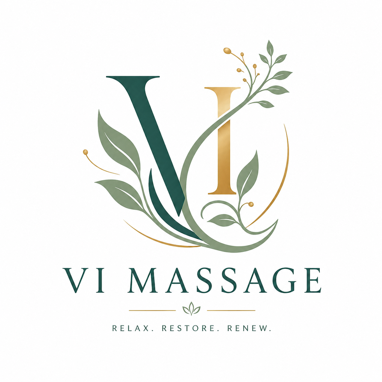 VI Massage logo